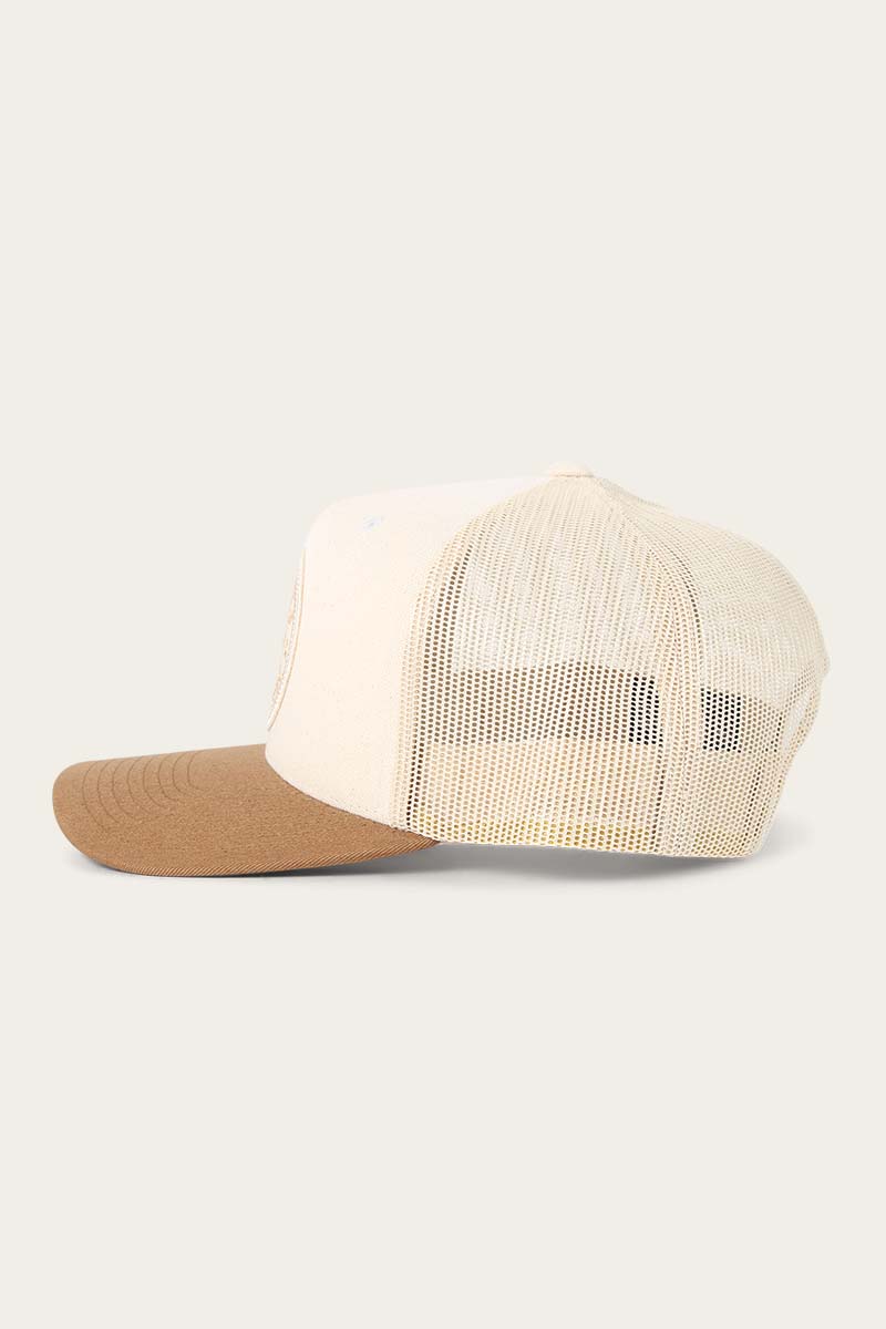 Ringers Western Signature Bull Trucker Cap - Beige/Clay
