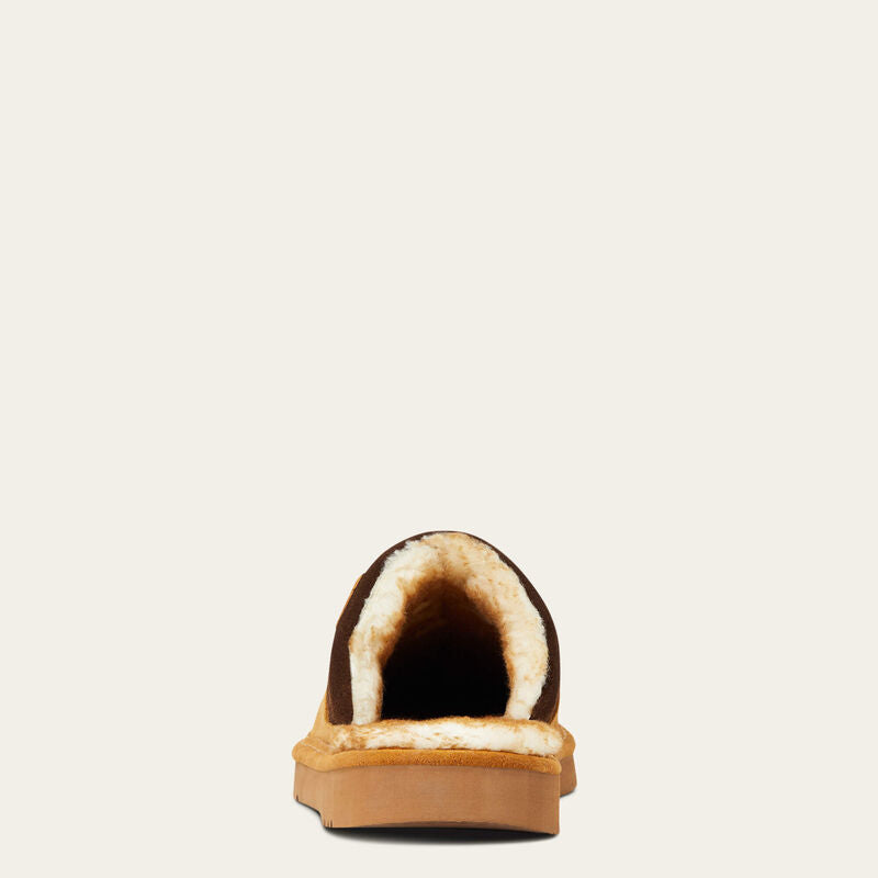 Ariat Men's Silversmith Square Toe Slipper - Chestnut W/ Chocolate