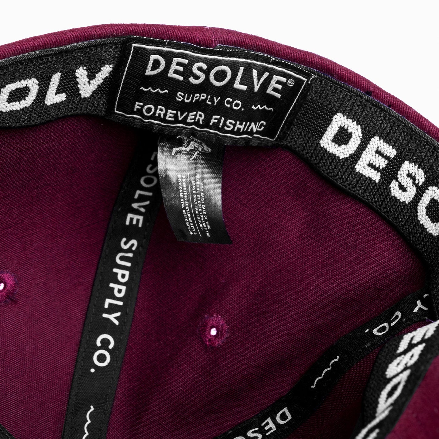 DESOLVE SINK OR SWIM CAP - BURGANDY
