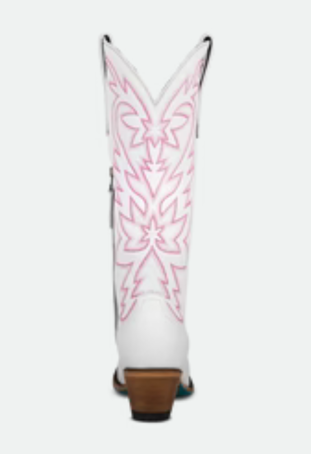 Lane Boots Smokeshow Boot - Matte White and Neon Pink