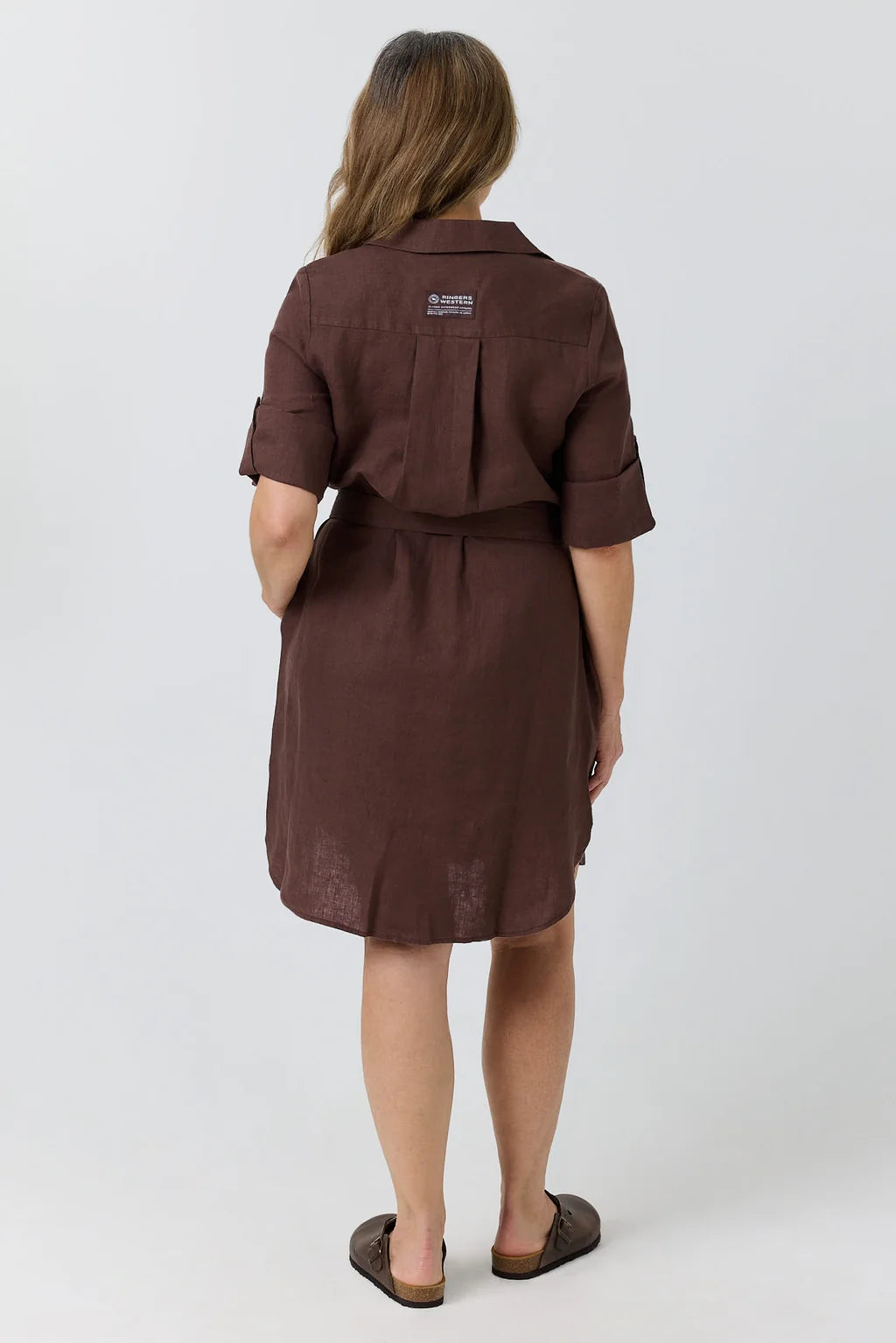 Ringers Western Women's Solene Linen Shirt Dress