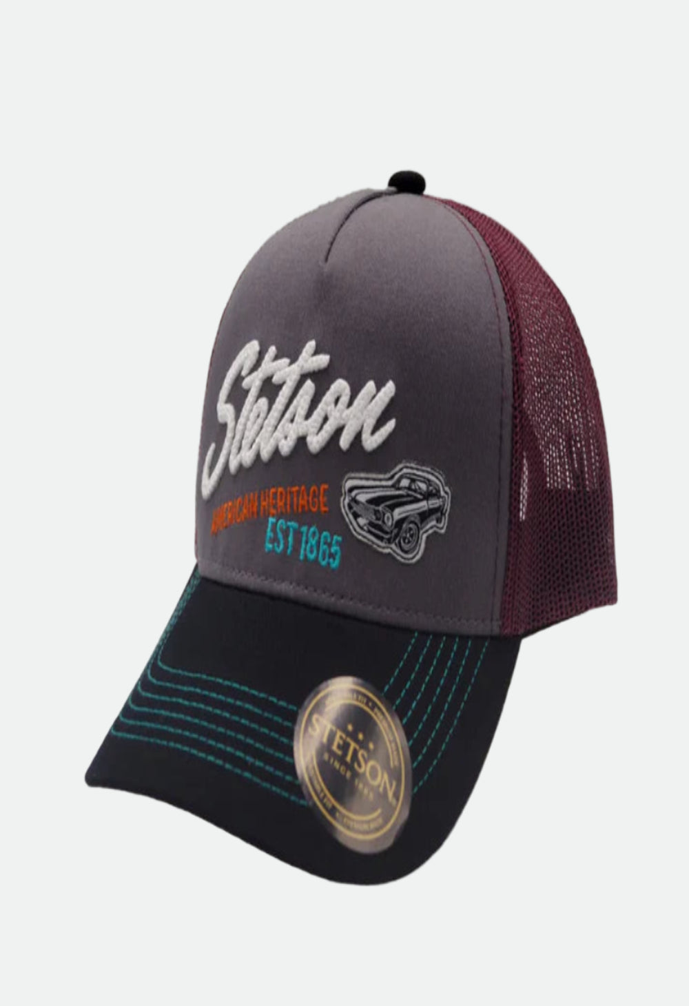 Stetson American Trucker Cap - Maroon