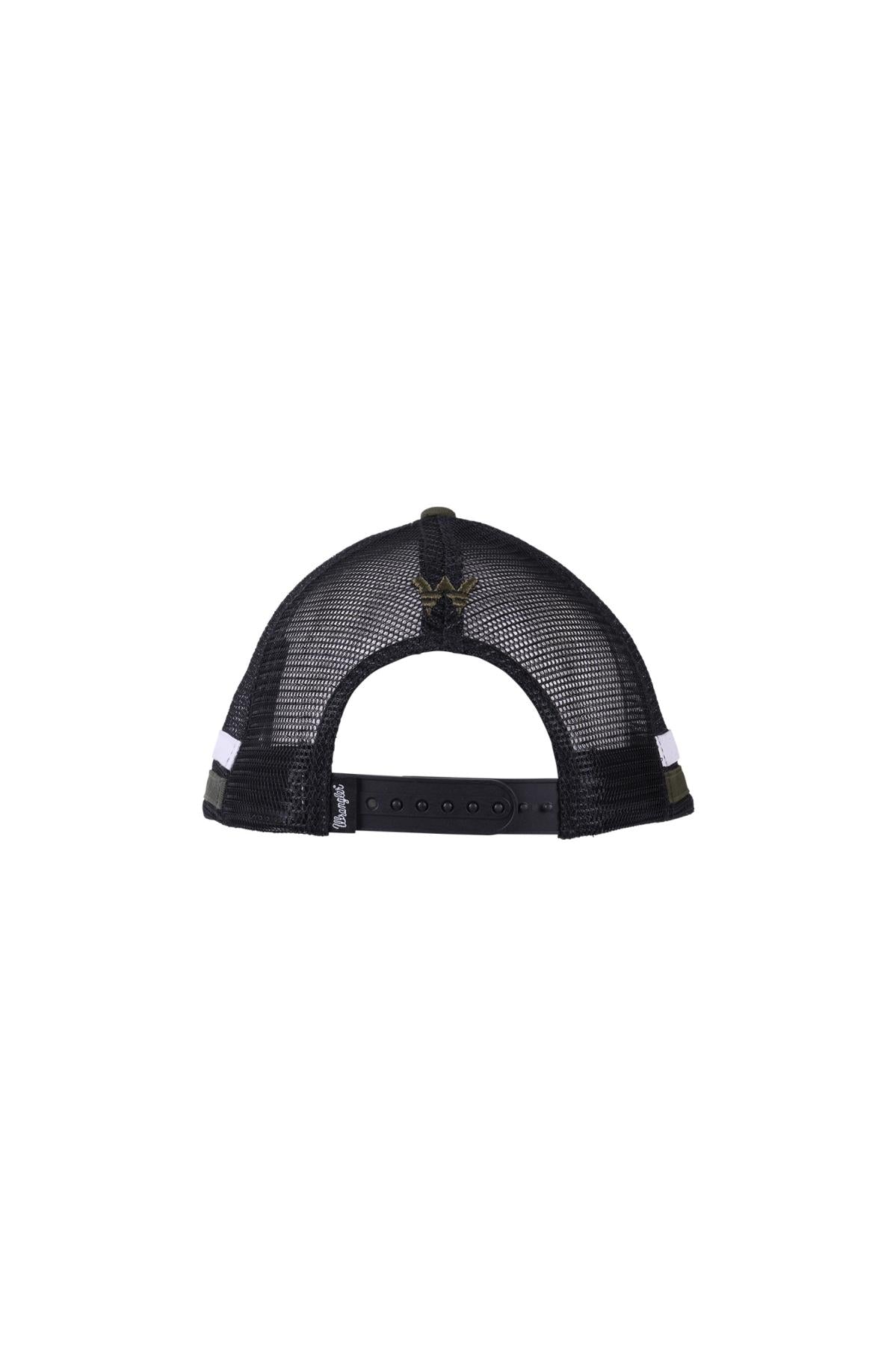 Wrangler Men's Steve 6 Panel Trucker Cap - Cypress