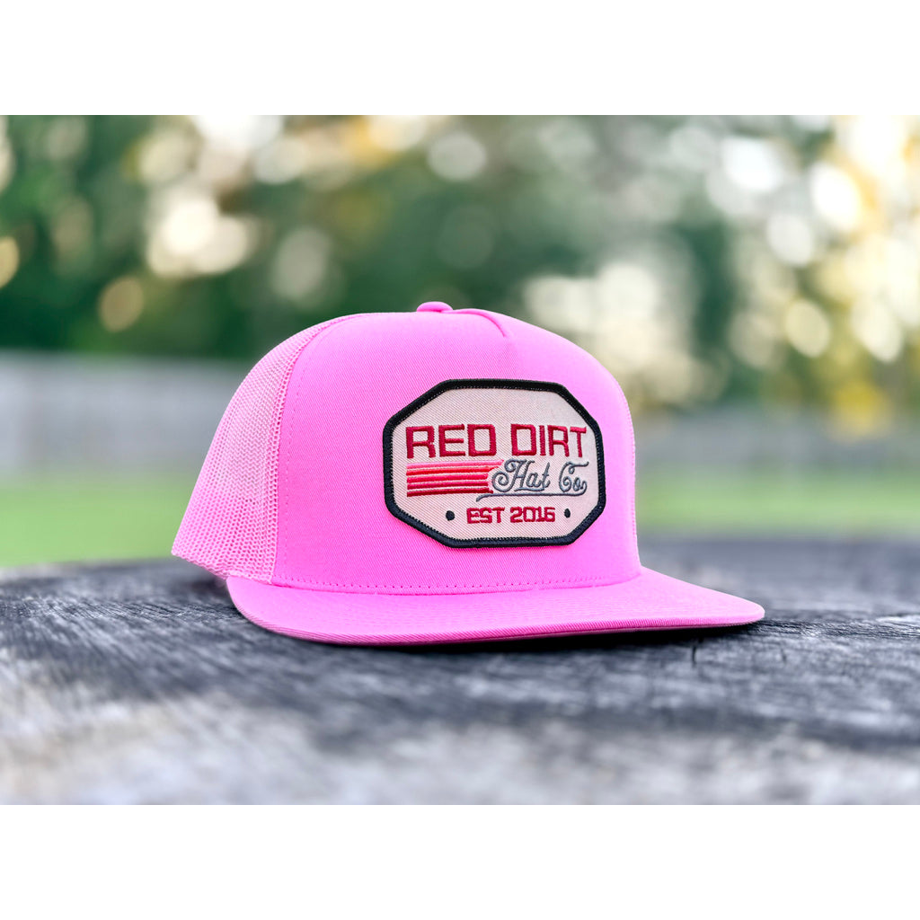 Red Dirt Hat Co. Sundown – Pink/Pink 5 Panel