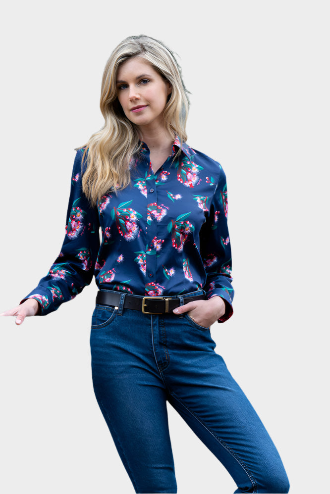 Thomas Cook Women's Louise Long Sleeve Shirt (Dark Navy)