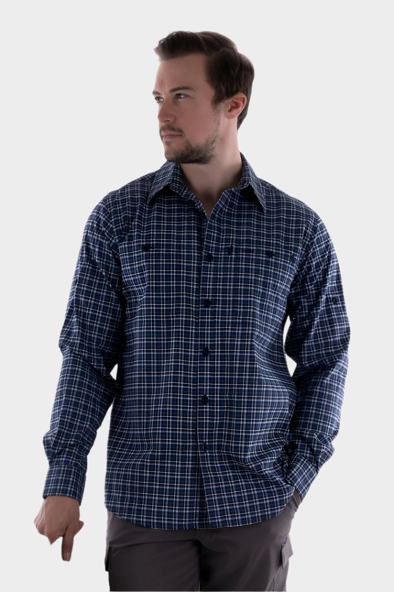 THOMAS COOK GIBSON ADVENTURE 2-POCKET LONG SLEEVE SHIRT DARK NAVY