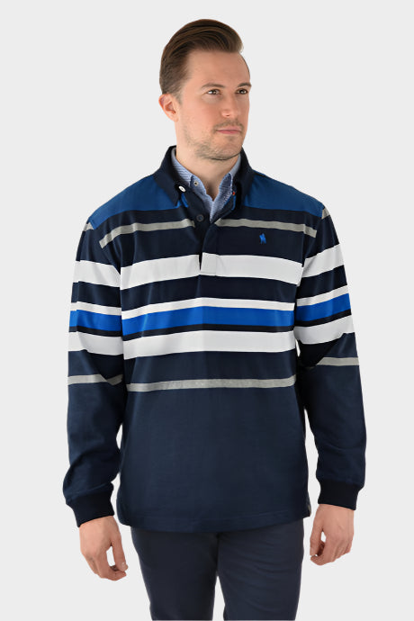 Thomas Cook Men's Walker Rugby (Navy/Royal) - CLEARANCE