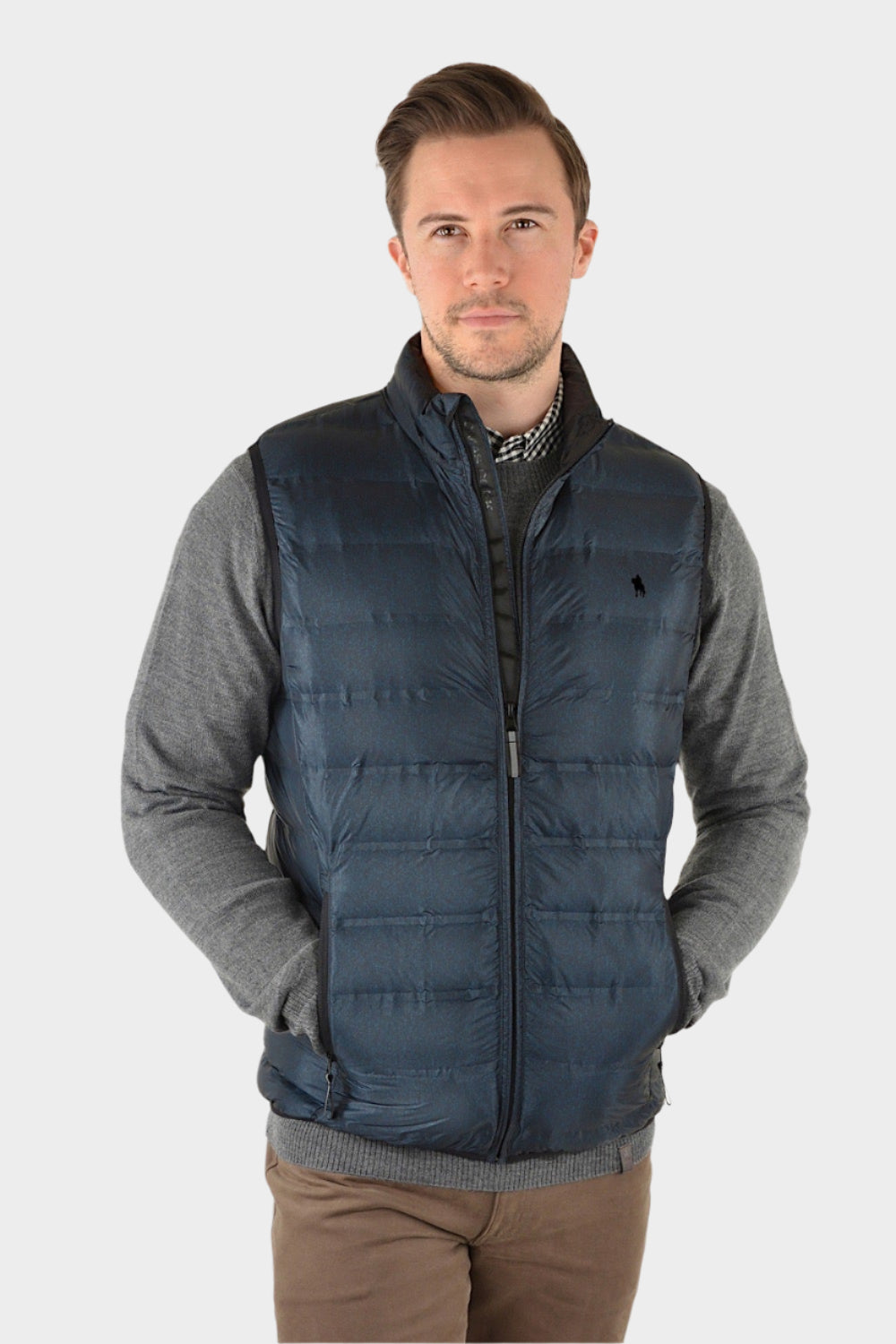 Thomas Cook Men's New Oberon Light Weight Down Vest - Navy