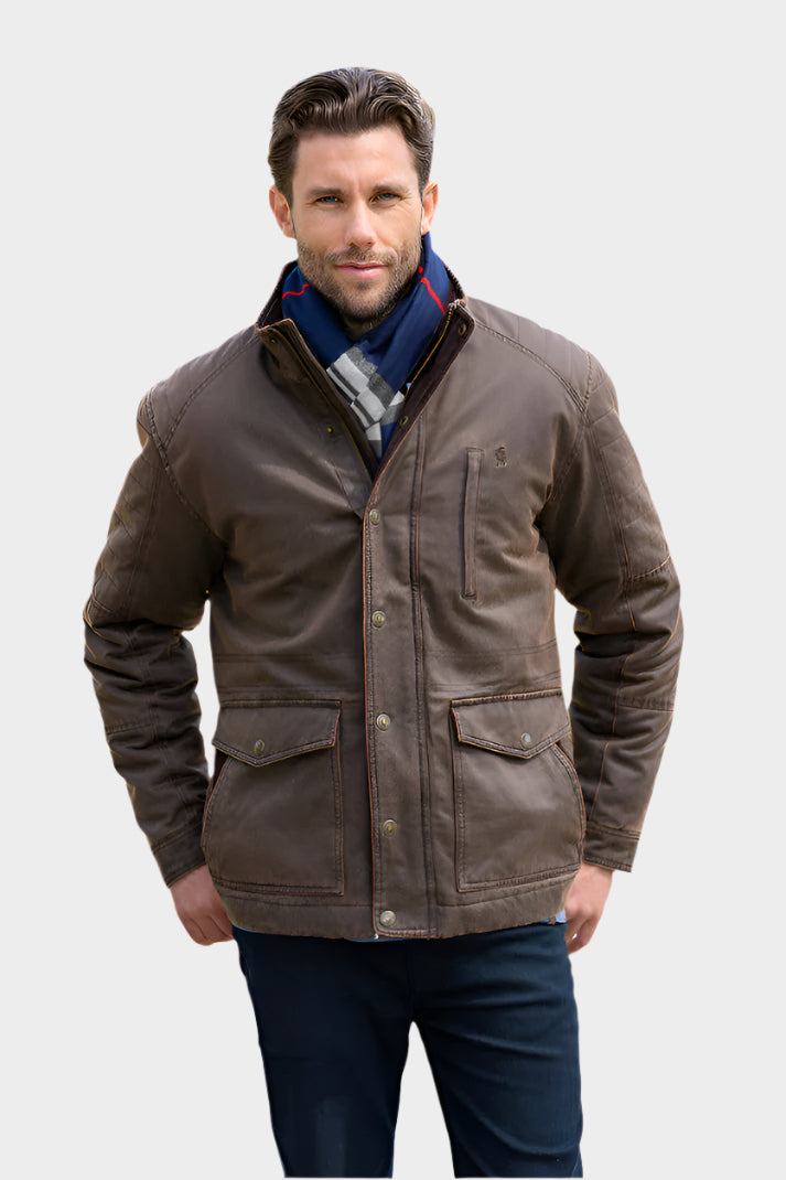 Thomas Cook Men's Bradman Faux Oilskin Jacket