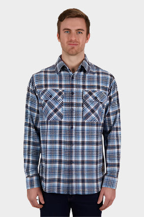 DUX BAK MENS MARIANO THERMAL L/S SHIRT (TEAL)