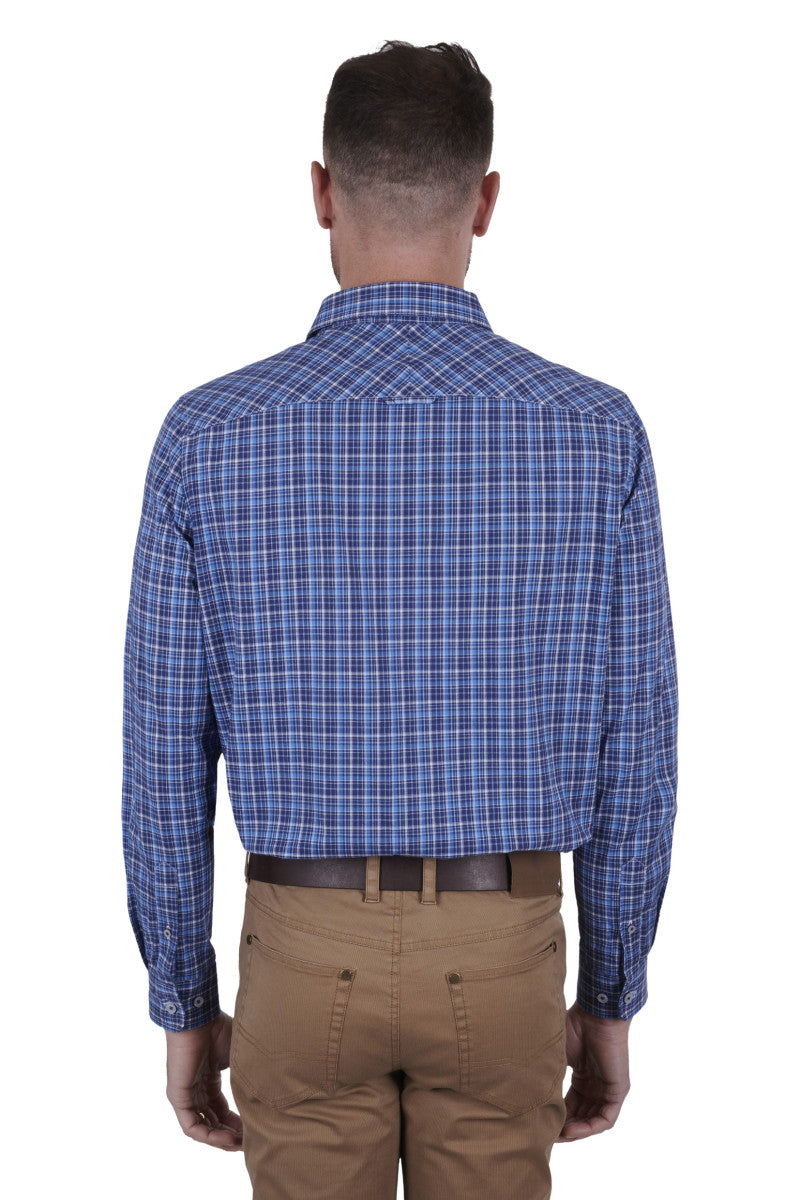 THOMAS COOK MENS ANGUS TAILORED LONG SLEEVE SHIRT