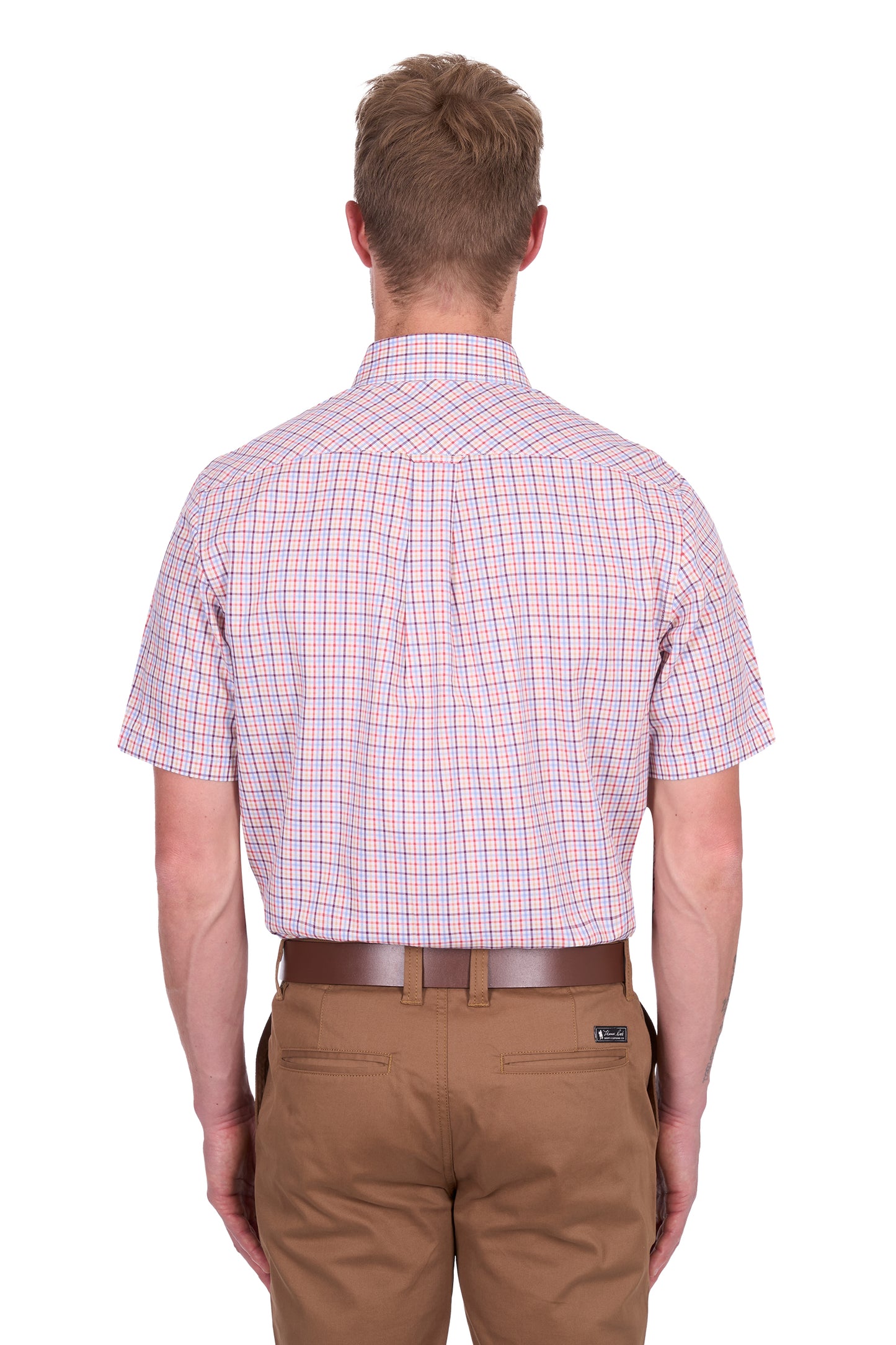 Thomas Cook Men's Robert 2Pkt Ss Shirt - Red/Tan