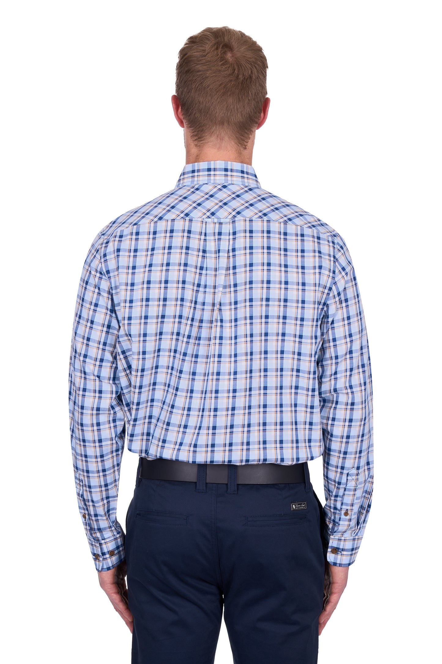 Thomas Cook Men's Thomas 2Pkt Ls Shirt - Navy/Lt. Blue