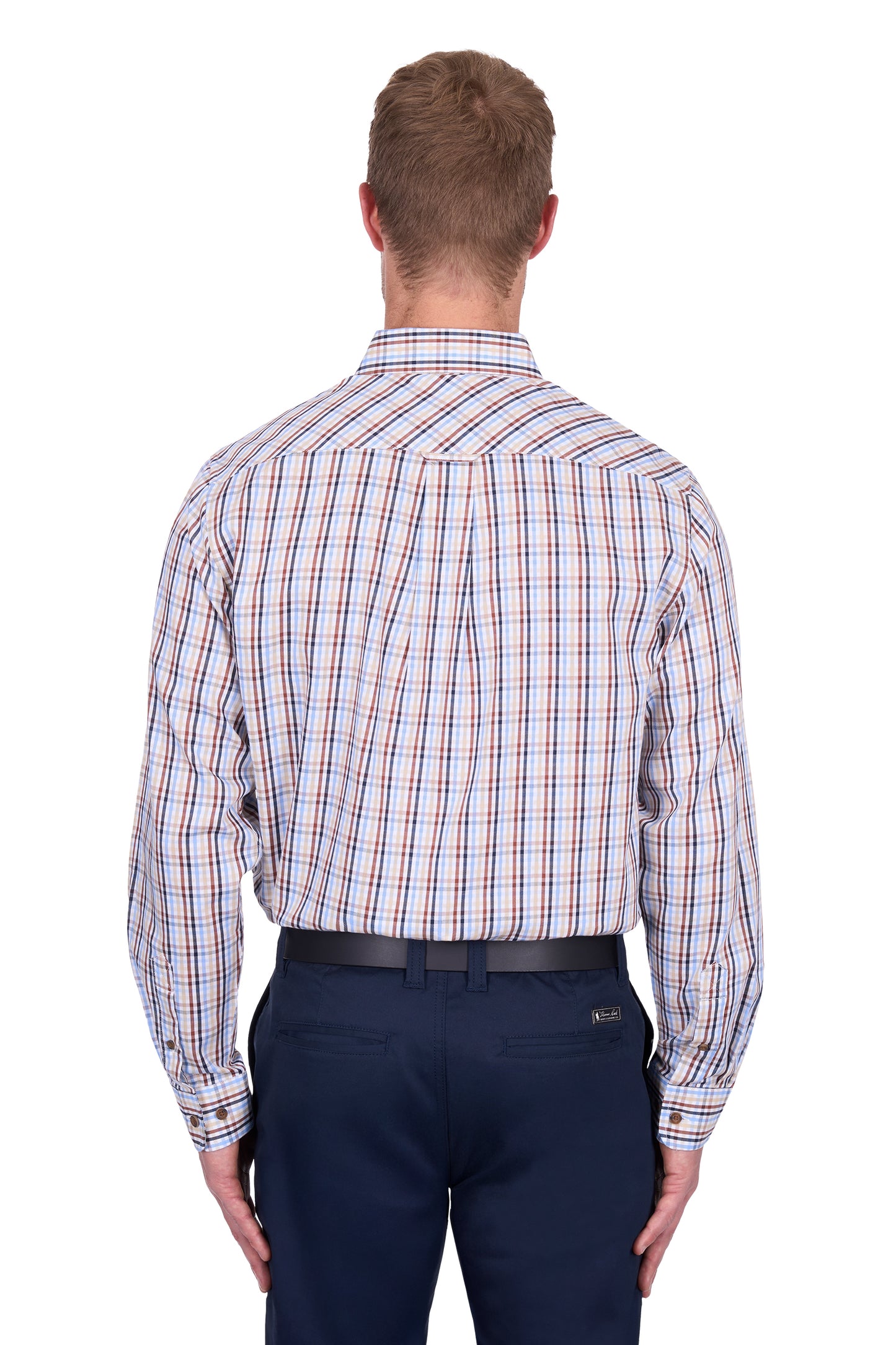 Thomas Cook Men's Scott 2Pkt Ls Shirt - Navy/Tan