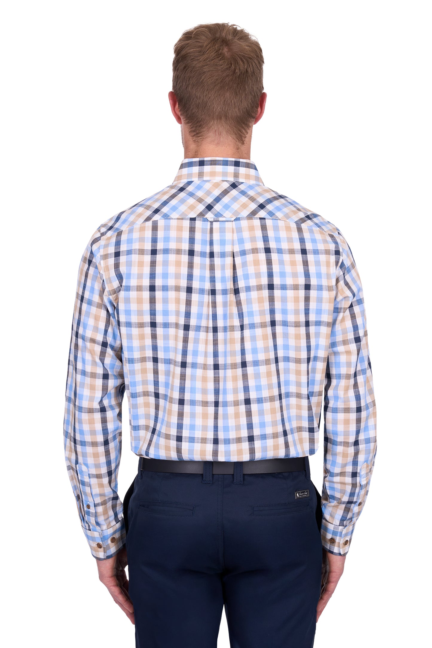 Thomas Cook Men's Jesse 2Pkt Ls Shirt - Navy/Tan