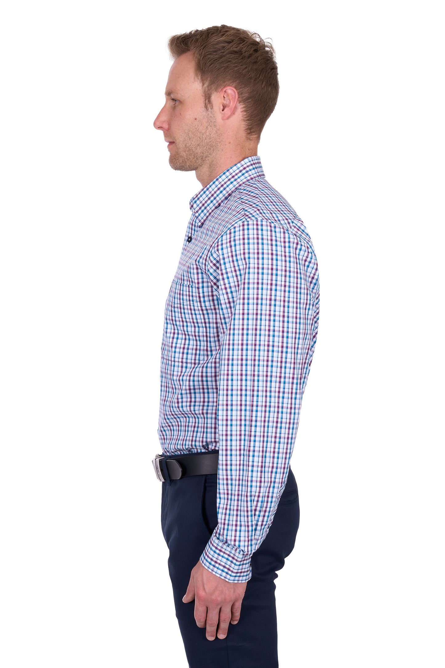 Thomas Cook Men's Joseph 1Pkt Ls Shirt - Navy/Blue