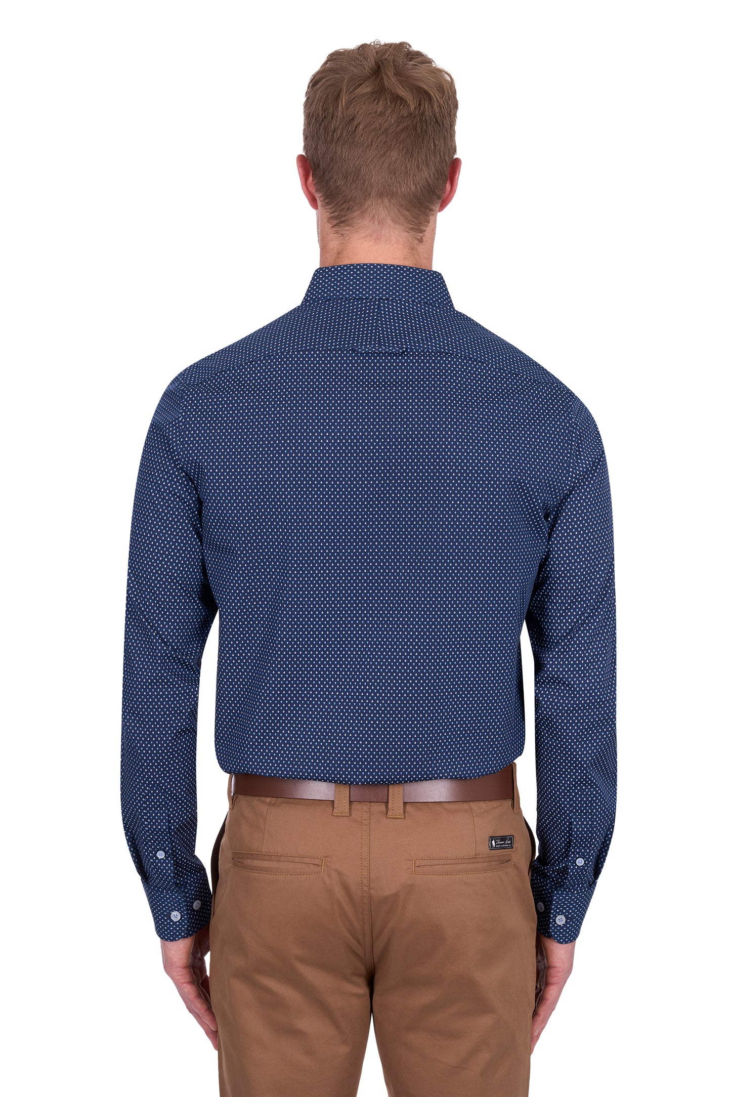 Thomas Cook Men's David Tailored Ls Shirt - Navy/Blue