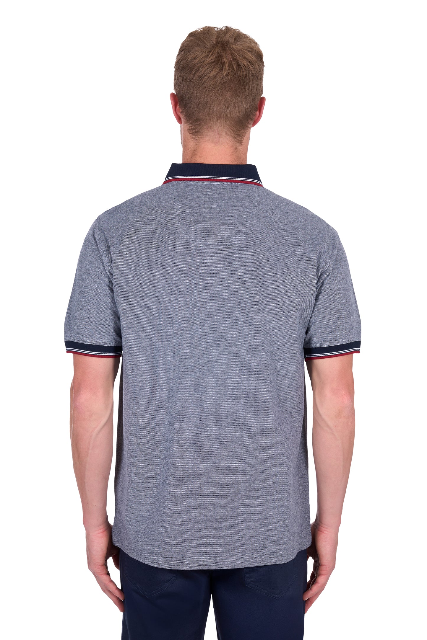 Thomas Cook Men's Dan Tailored Ss Polo - Navy/Marle