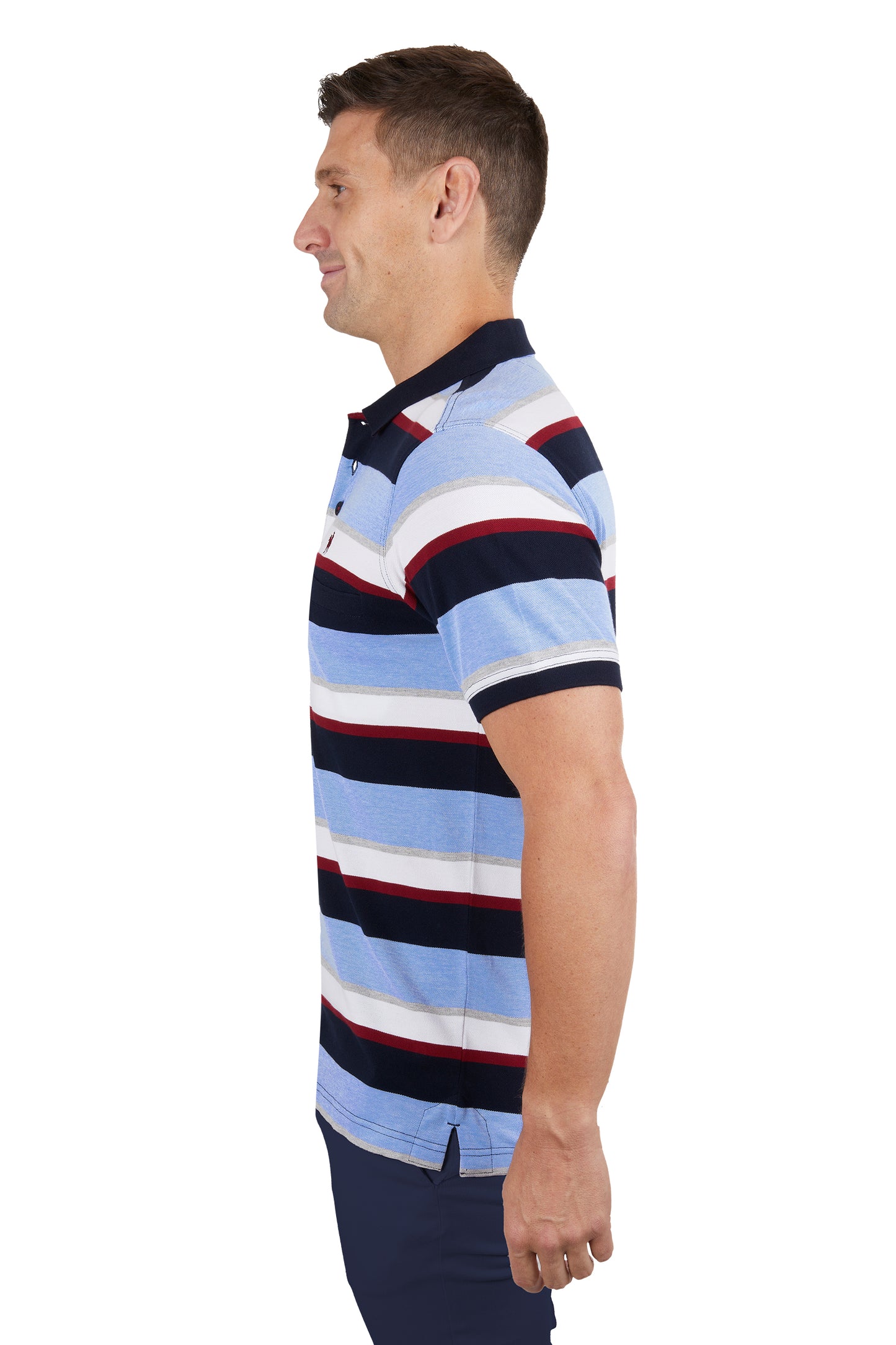 Thomas Cook Men's Gavin 1Pk Ss Polo - Navy/Blue