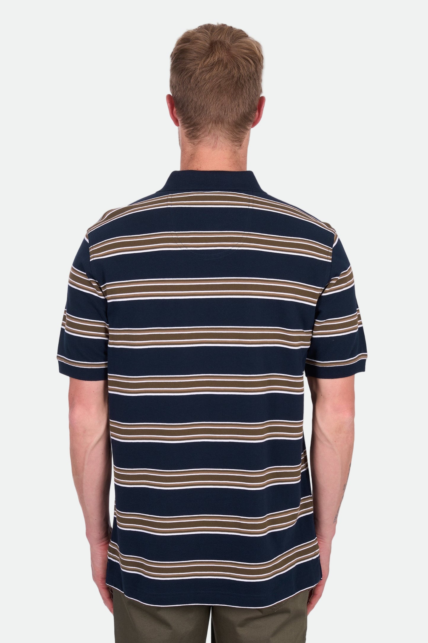 Thomas Cook Men's Anthony 1Pkt Ss Polo - Navy/Dark Tan