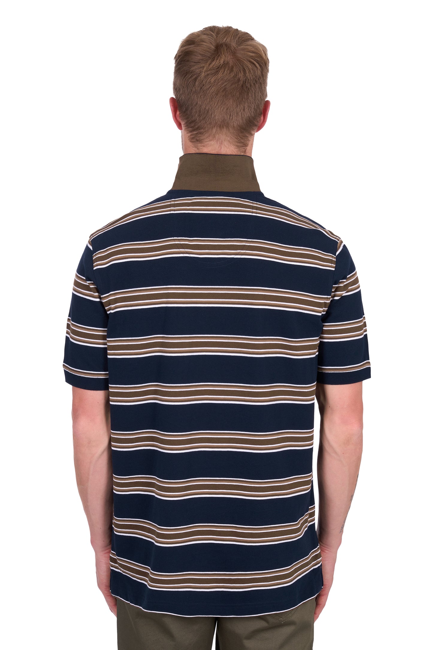 Thomas Cook Men's Anthony 1Pkt Ss Polo - Navy/Dark Tan