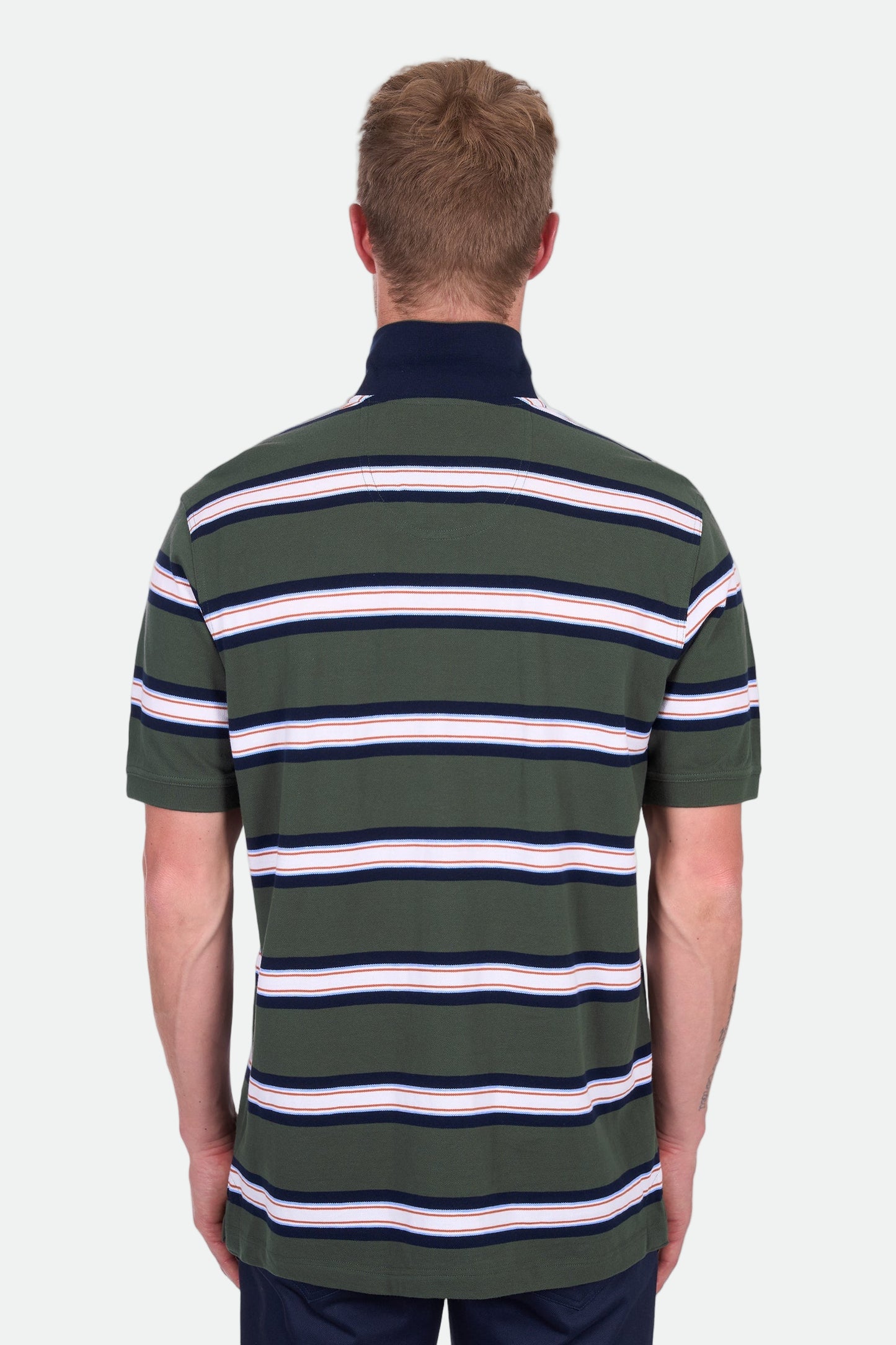 Thomas Cook Men's Chad 1Pkt Ss Polo - Navy/Green