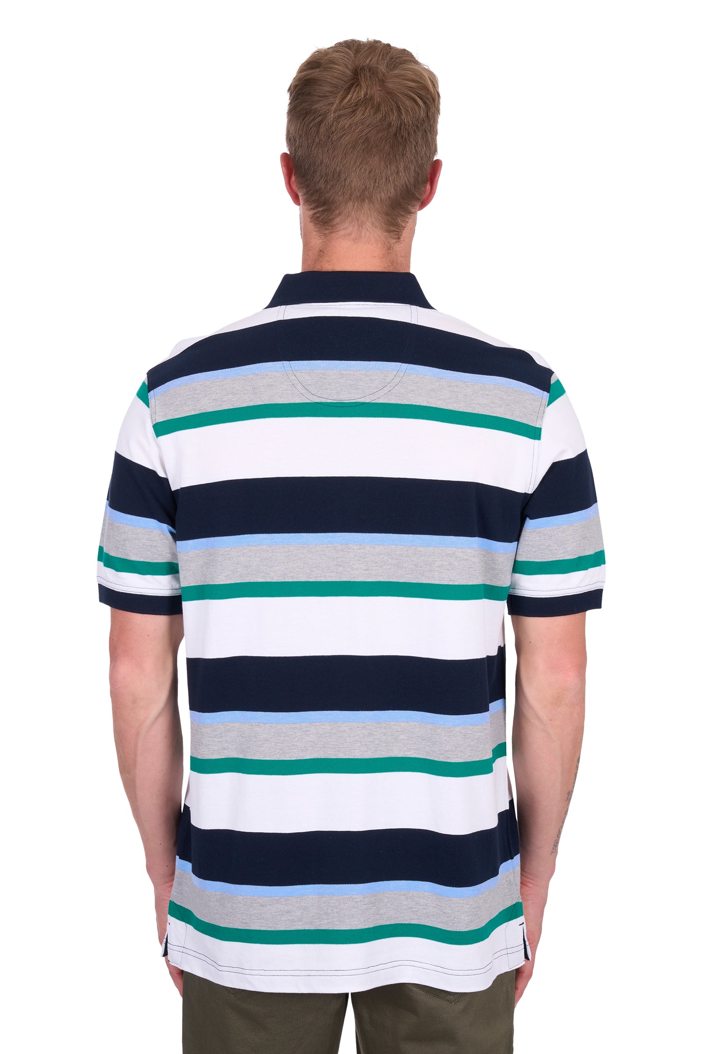 Thomas Cook Men's Paul Pkt Ss Polo - Navy/Grey Marle