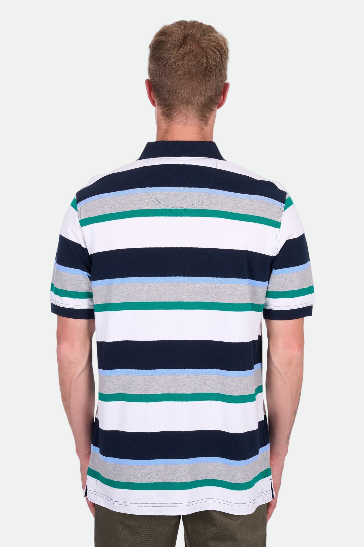 Thomas Cook Men's Paul Pkt Ss Polo - Navy/Grey Marle