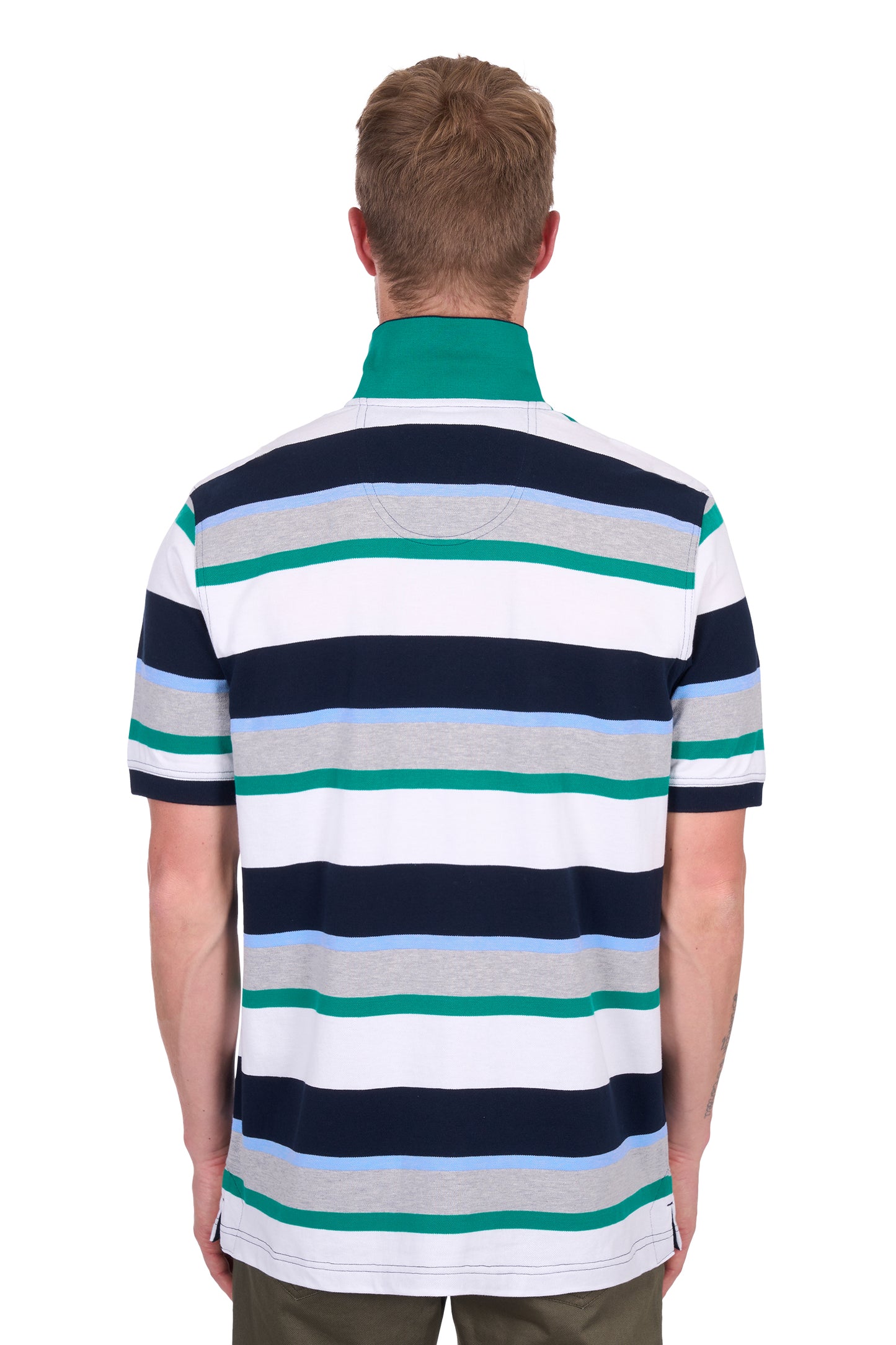 Thomas Cook Men's Paul Pkt Ss Polo - Navy/Grey Marle