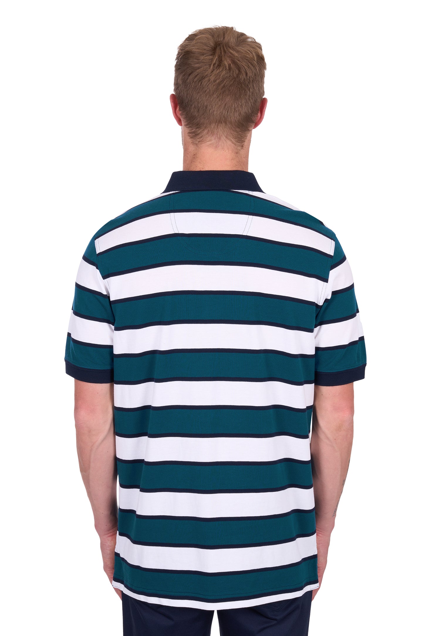 Thomas Cook Men's Ryan 1Pkt Ss Polo - White/Ocean