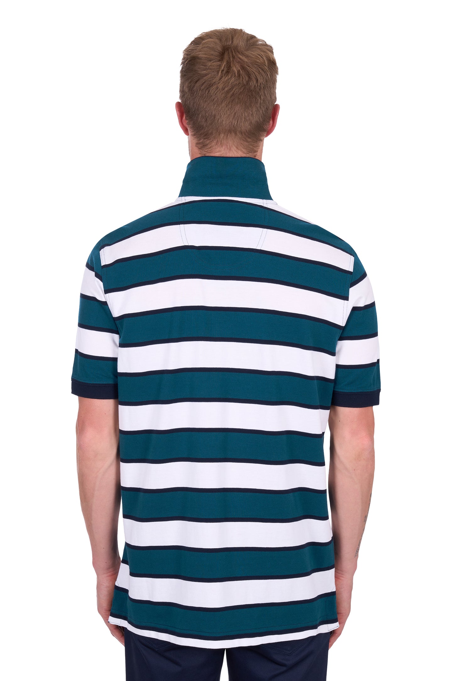 Thomas Cook Men's Ryan 1Pkt Ss Polo - White/Ocean