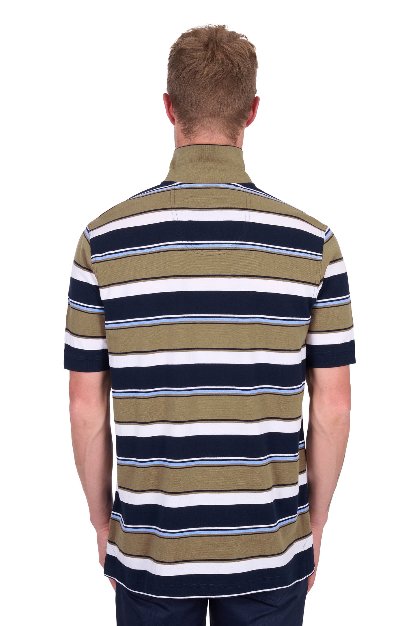 Thomas Cook Men's Tim 1Pkt Ss Polo - Navy/Tan