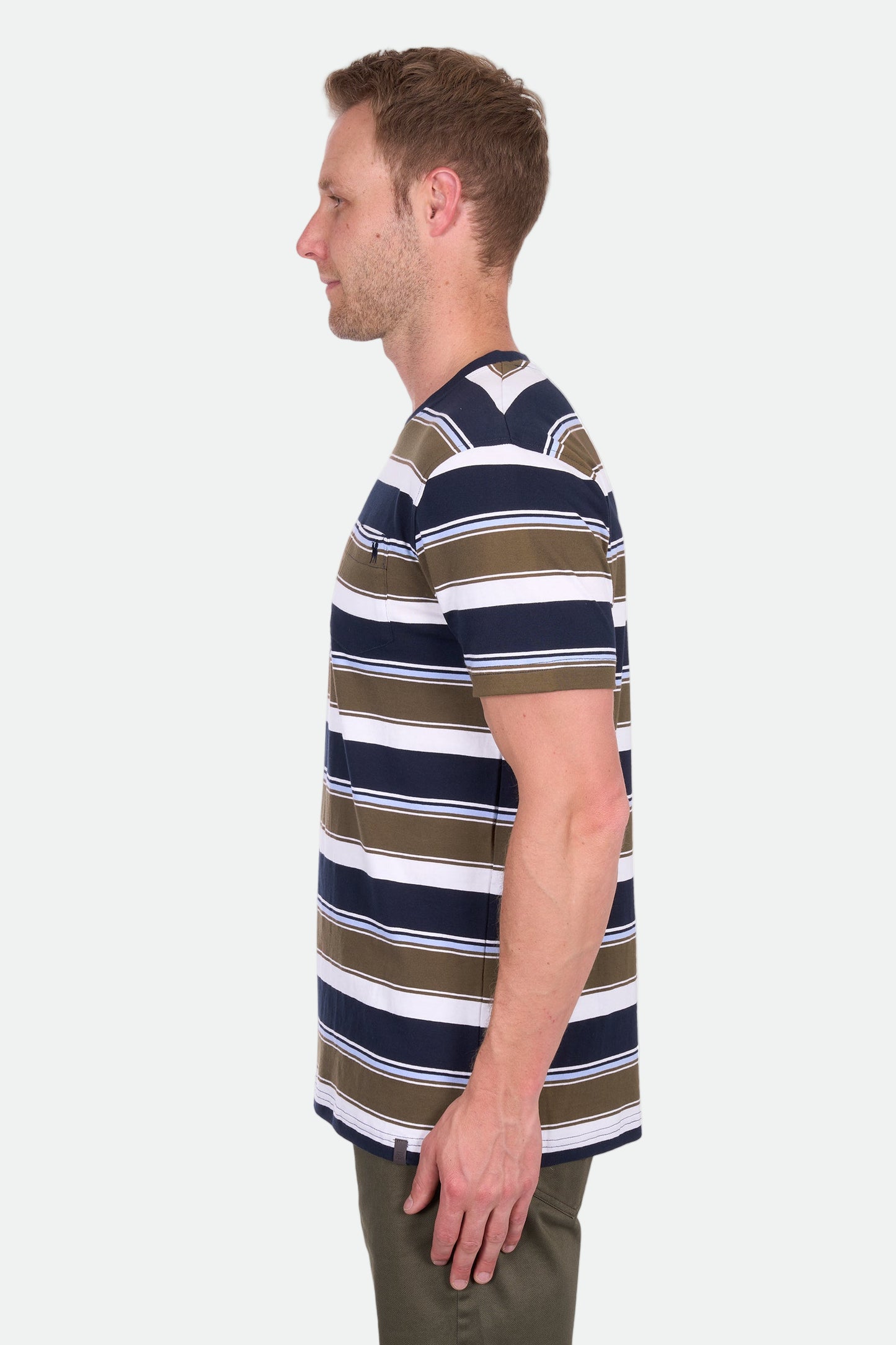 Thomas Cook Men's Keith 1Pkt Ss Tee - Navy/Dark tan