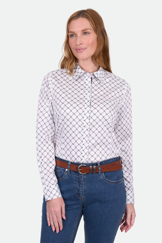 Thomas Cook Women's Casey Ls Shirt - Navy/White