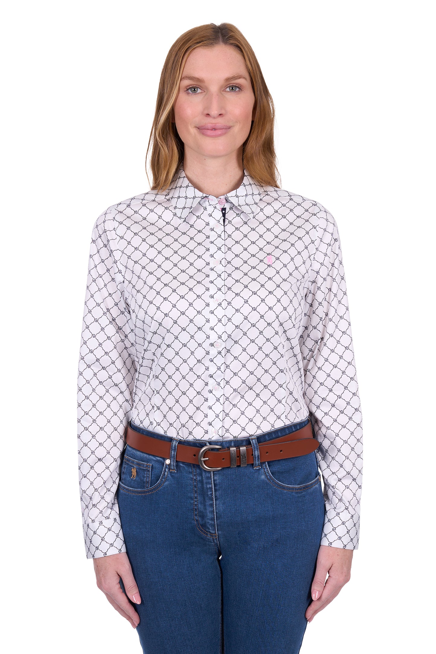 Thomas Cook Women's Casey Ls Shirt - Navy/White