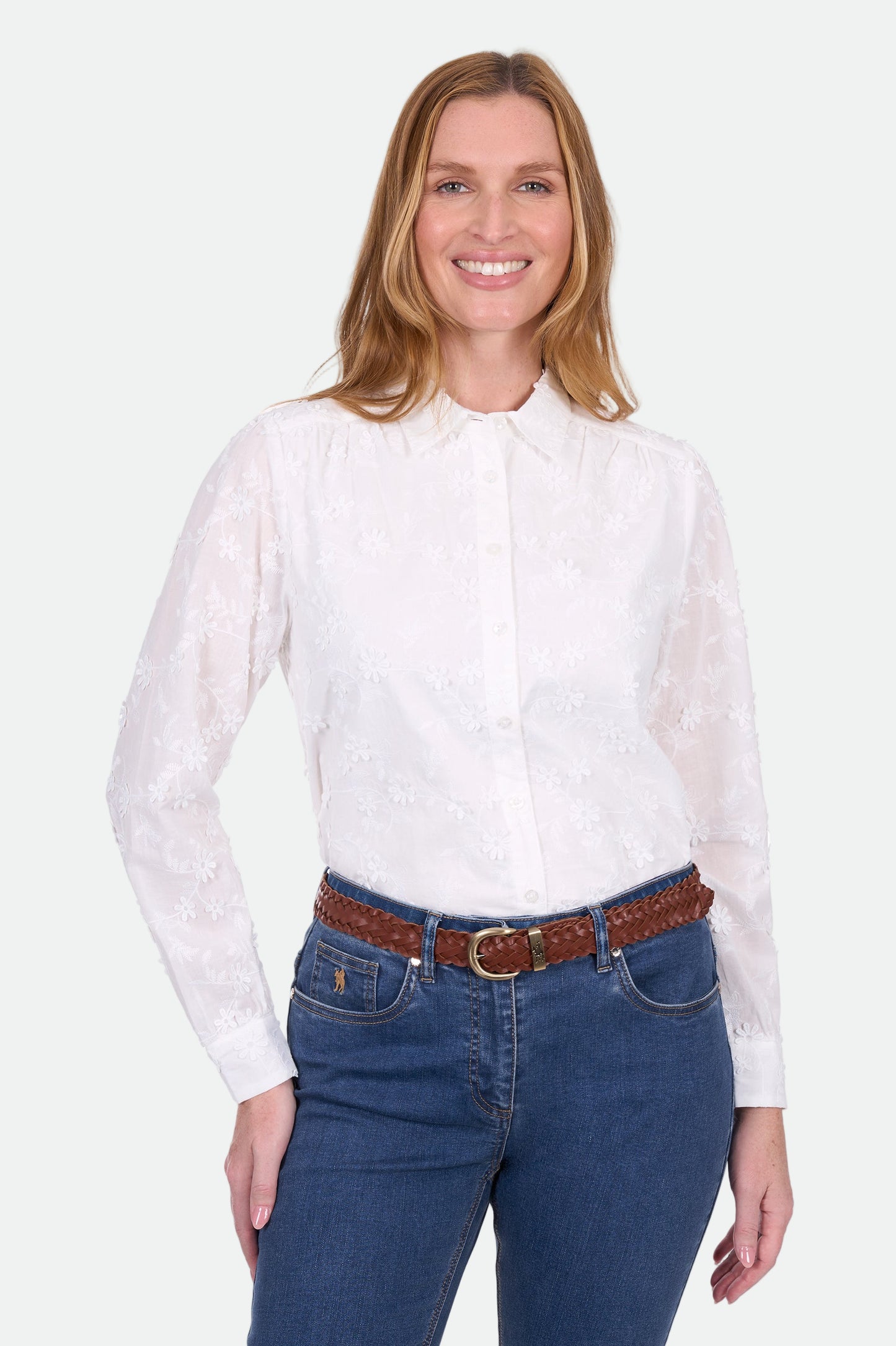 Thomas Cook Women's Remy Ls Shirt - White