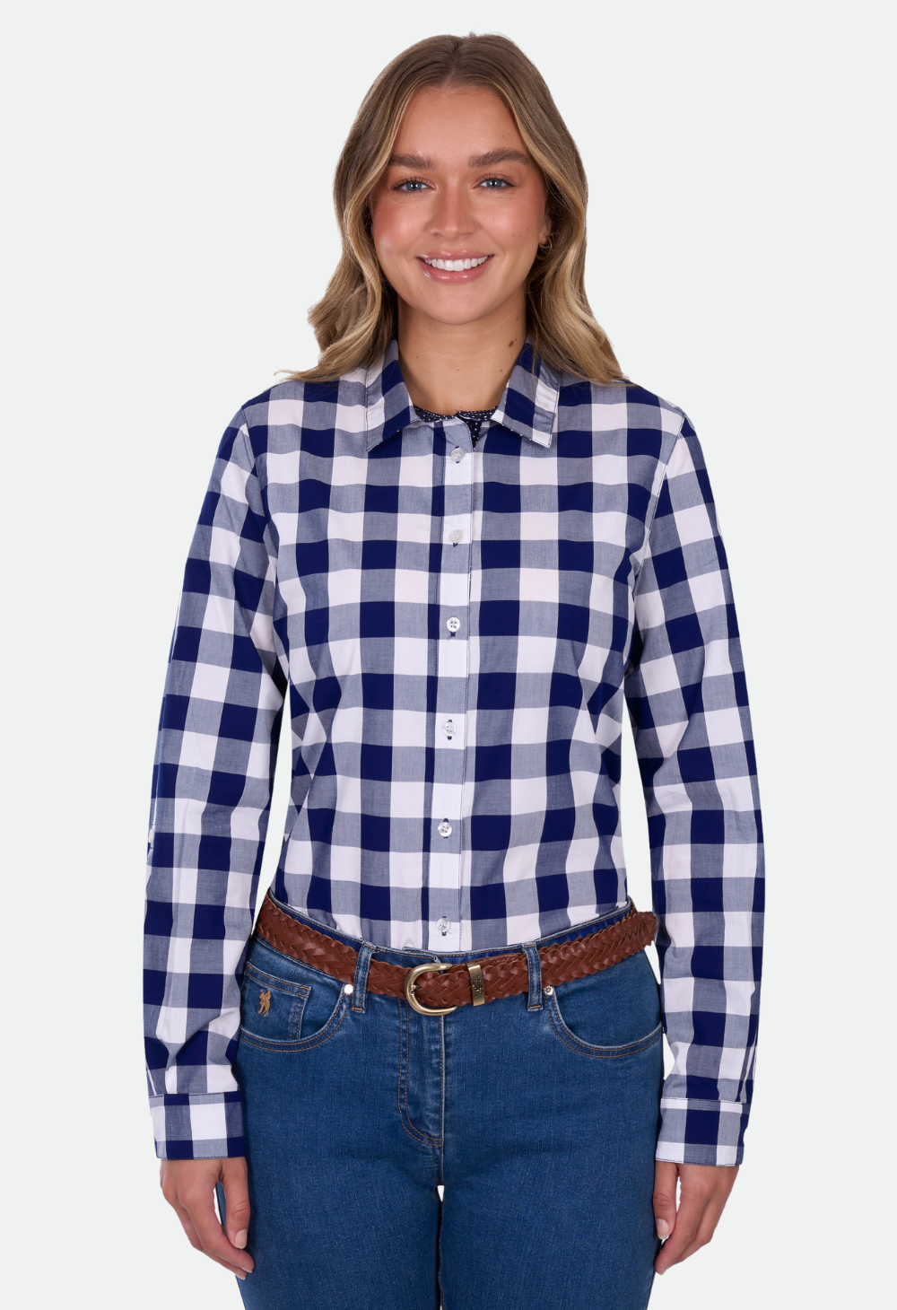 Thomas Cook Women's Scarlet Ls Shirt - Navy/White