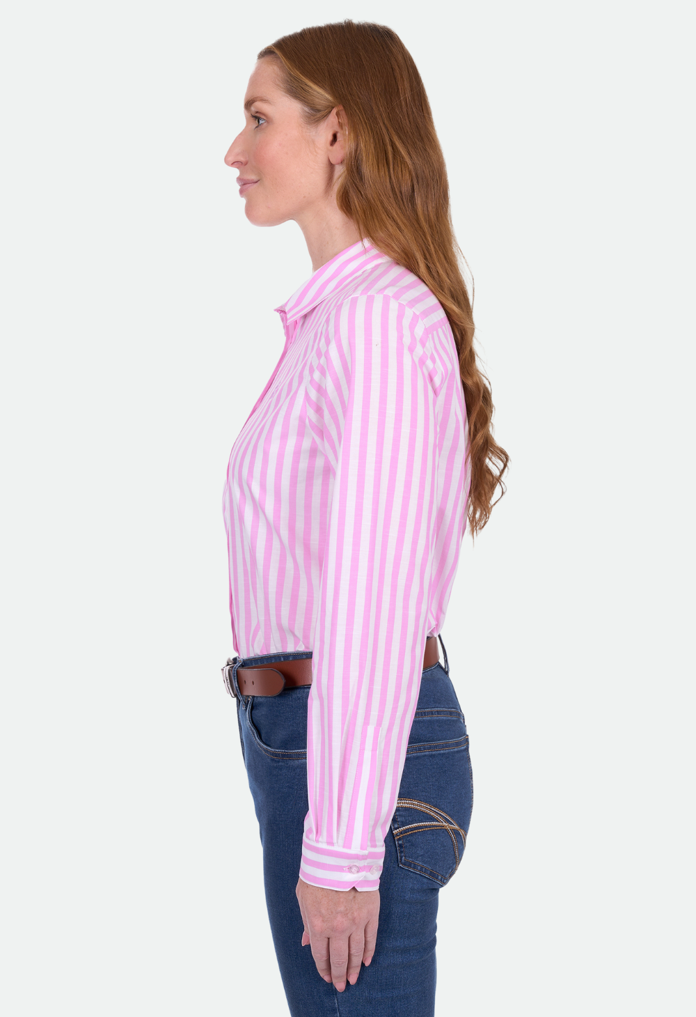 Thomas Cook Women's Charlotte Ls Shirt - Pink/White