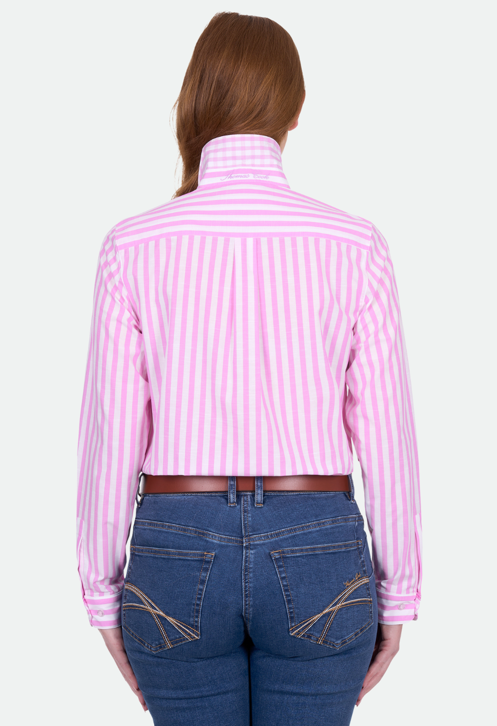 Thomas Cook Women's Charlotte Ls Shirt - Pink/White