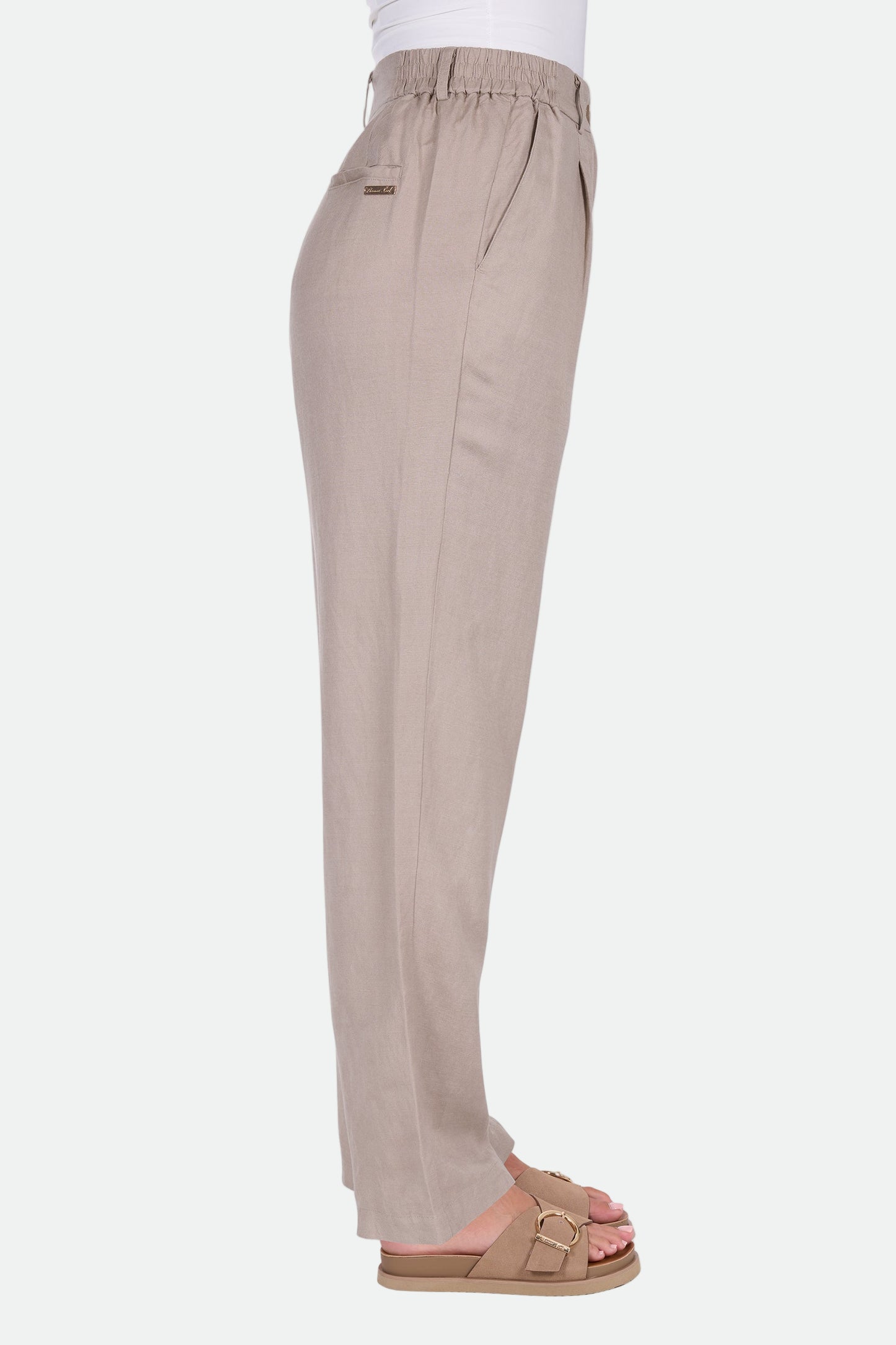 Thomas Cook Women's Kathy Linen Pant - Natural