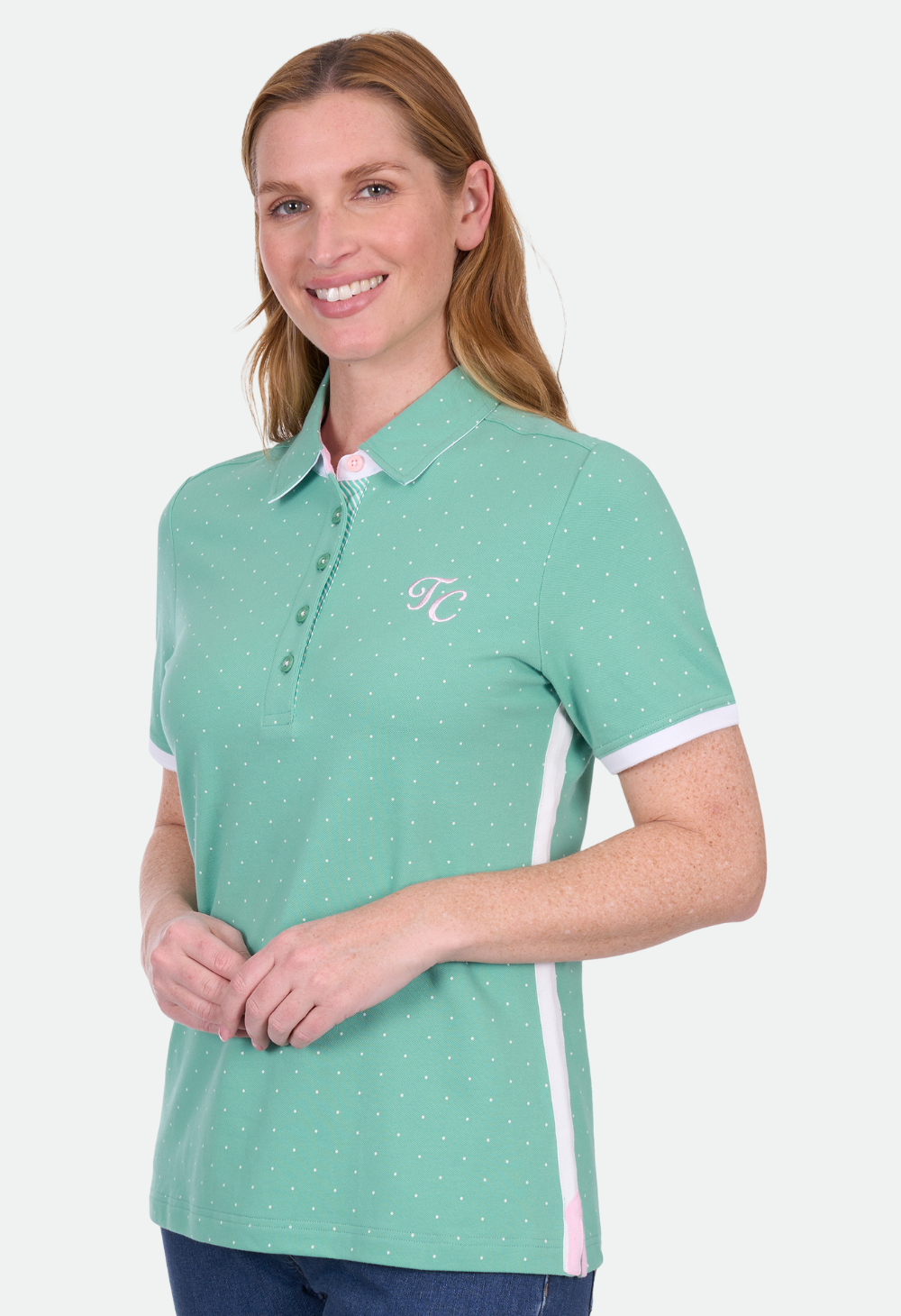 Thomas Cook Women's Stacie Ss Polo - Mint