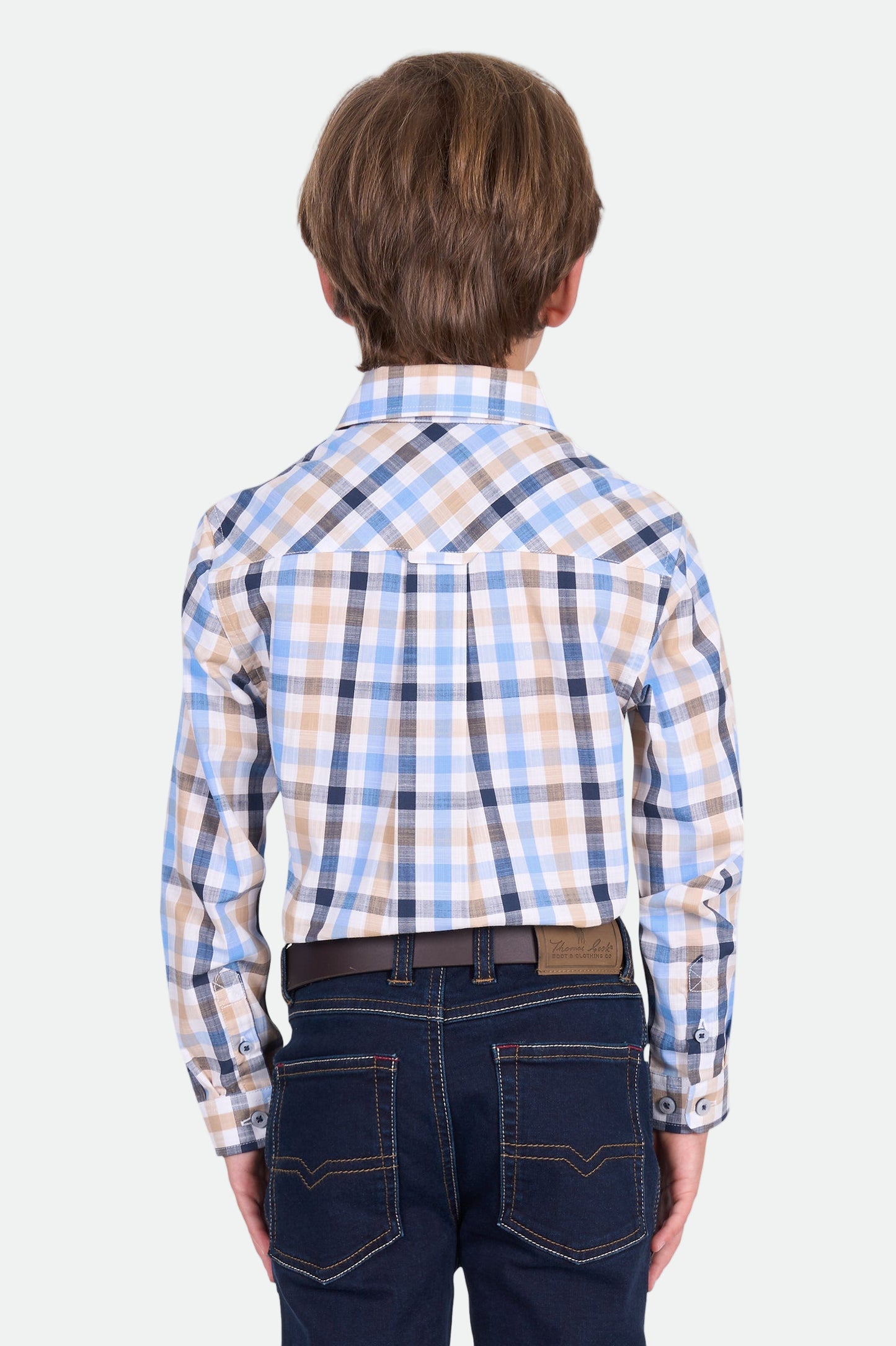 Thomas Cook Boy's Jesse 2Pkt Ls Shirt - Navy/Tan