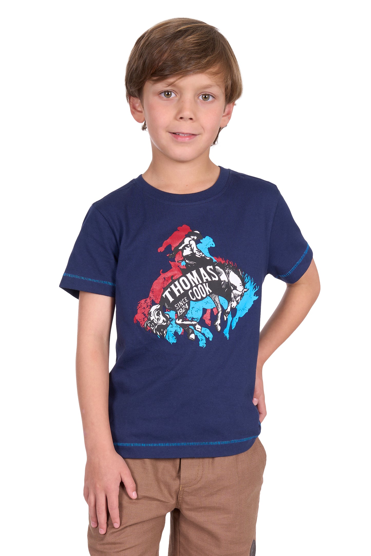 Thomas Cook Boy's Oliver Ss Tee - Navy