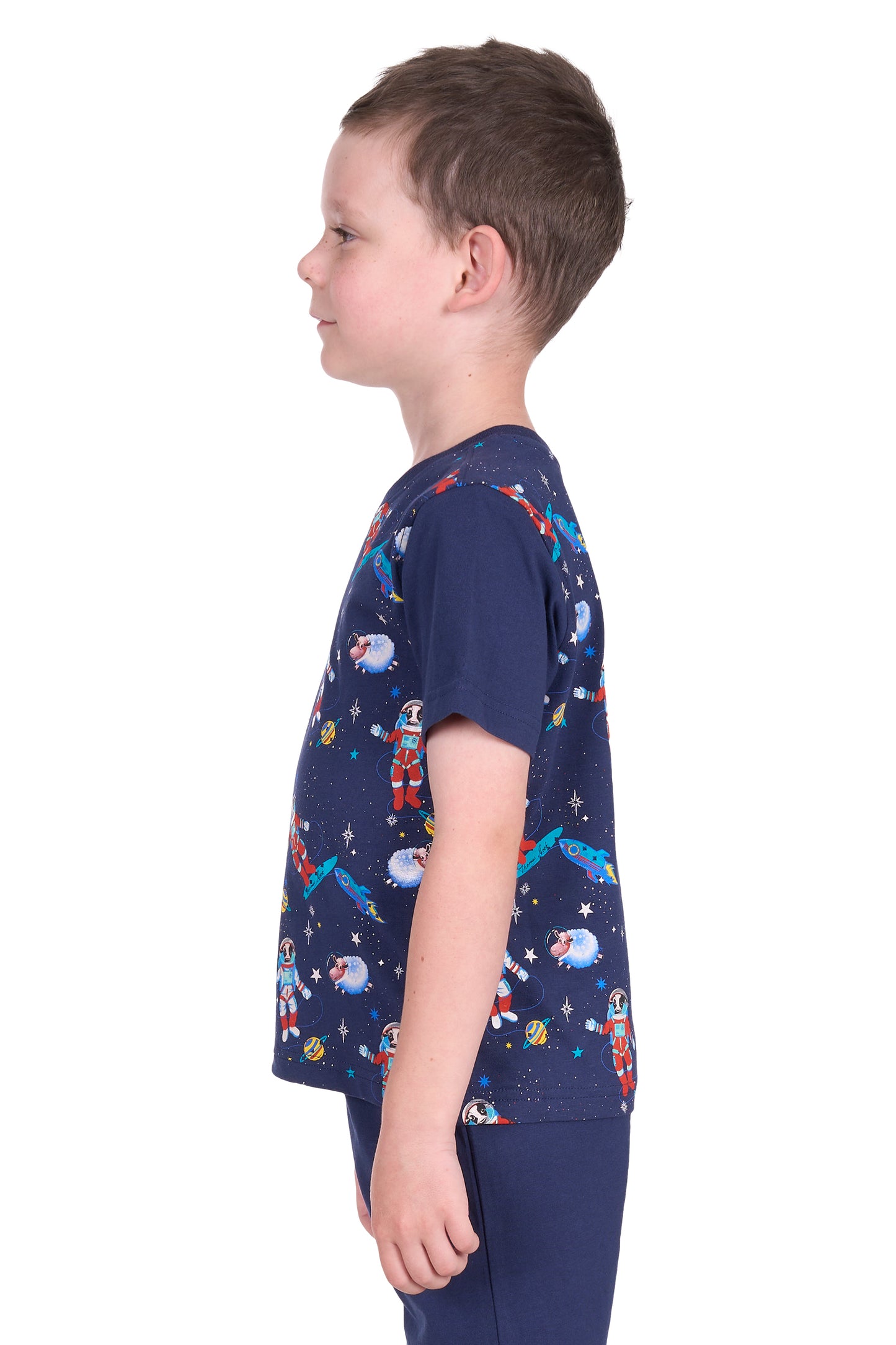 Thomas Cook Boy's Galaxy Pajamas - Navy