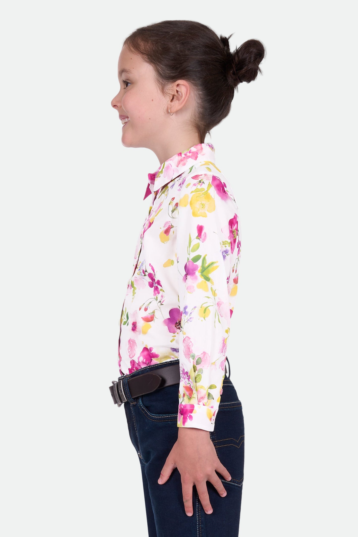 Thomas Cook Girl's Mila Ls Shirt - Pink/Multi