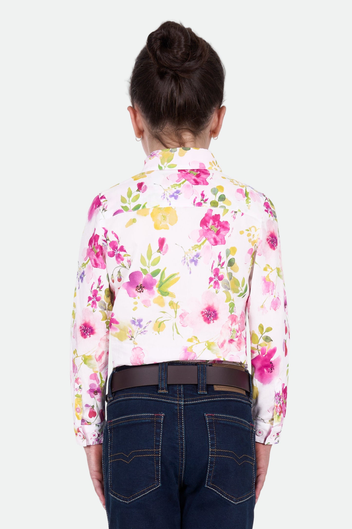 Thomas Cook Girl's Mila Ls Shirt - Pink/Multi
