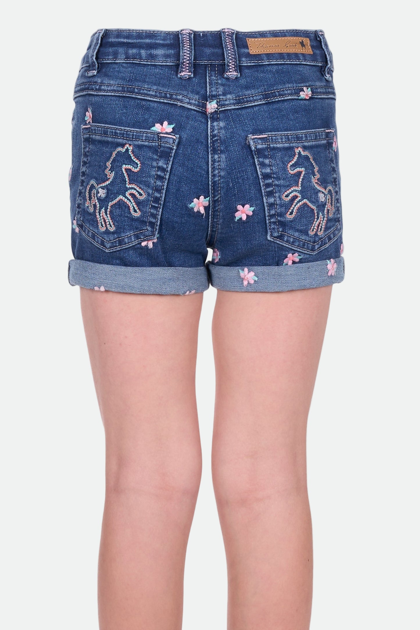Thomas Cook Girl's Hailey Denim Short - Mid Wash