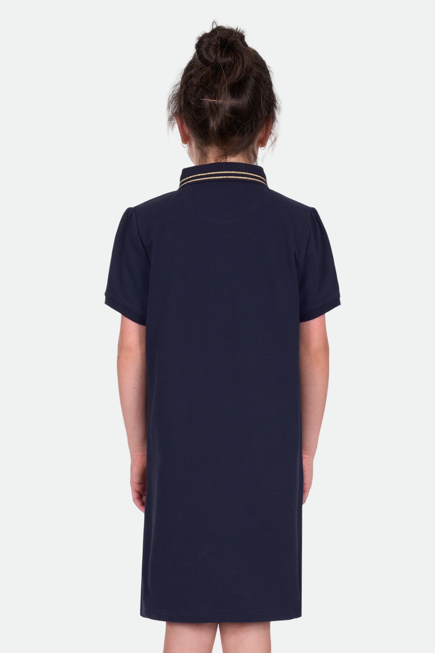 Thomas Cook Girl's Traci Ss Polo Dress - Navy