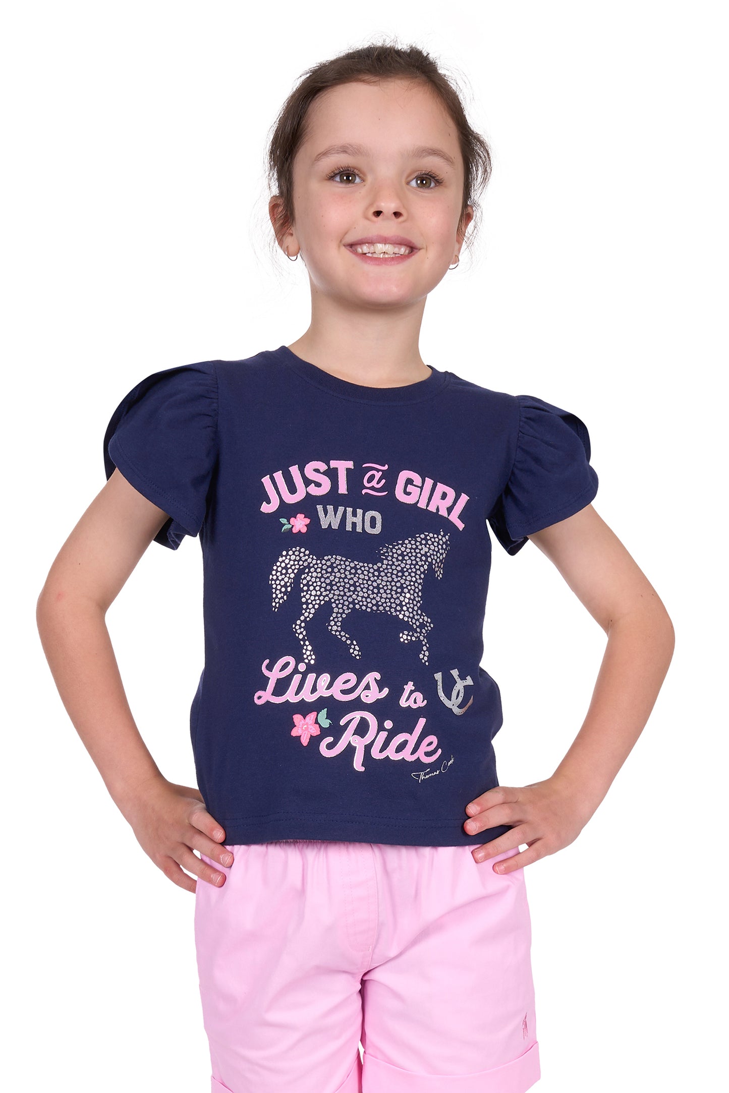 Thomas Cook Girl's Heide Ss Tee - Navy