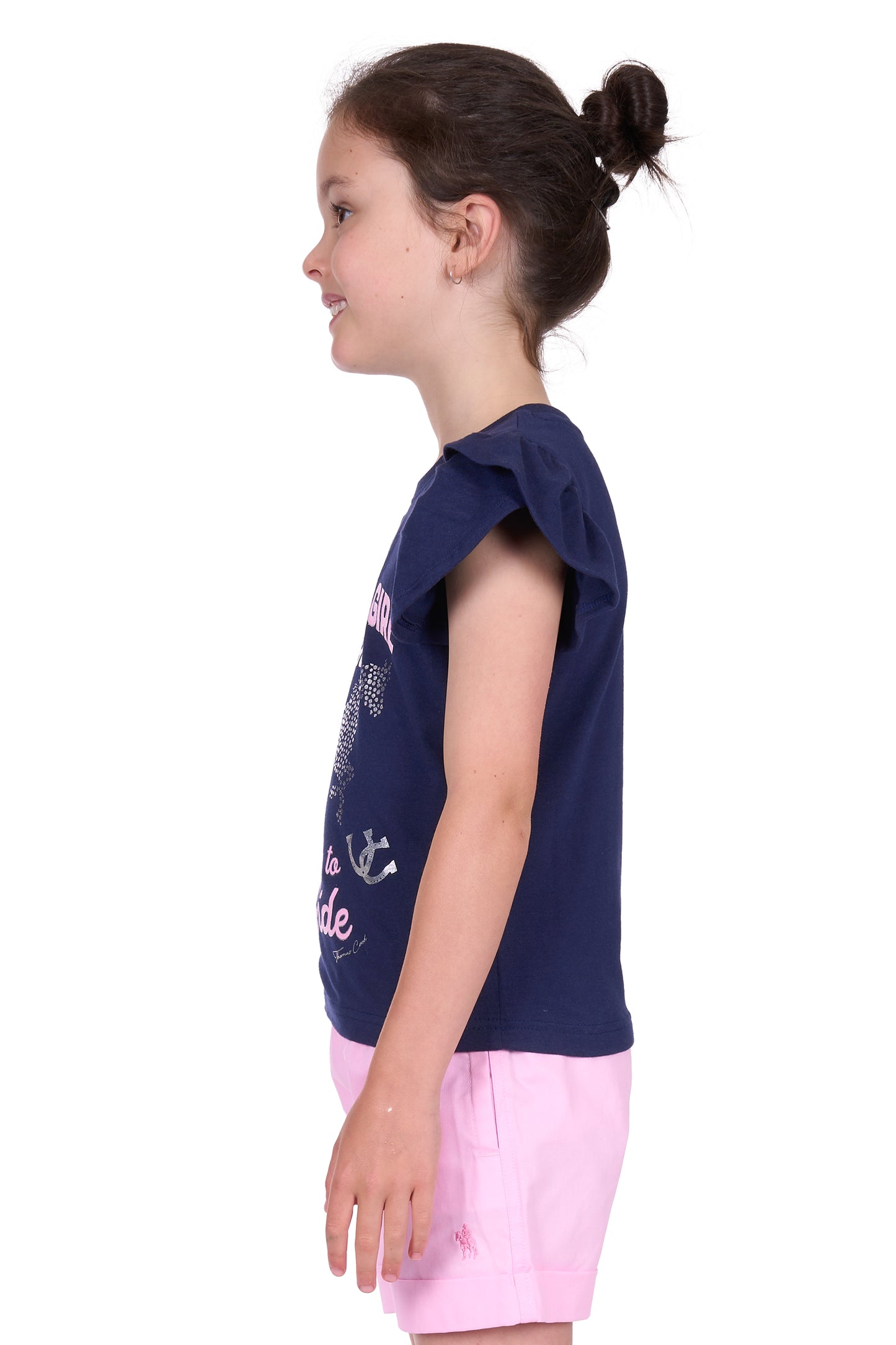 Thomas Cook Girl's Heide Ss Tee - Navy